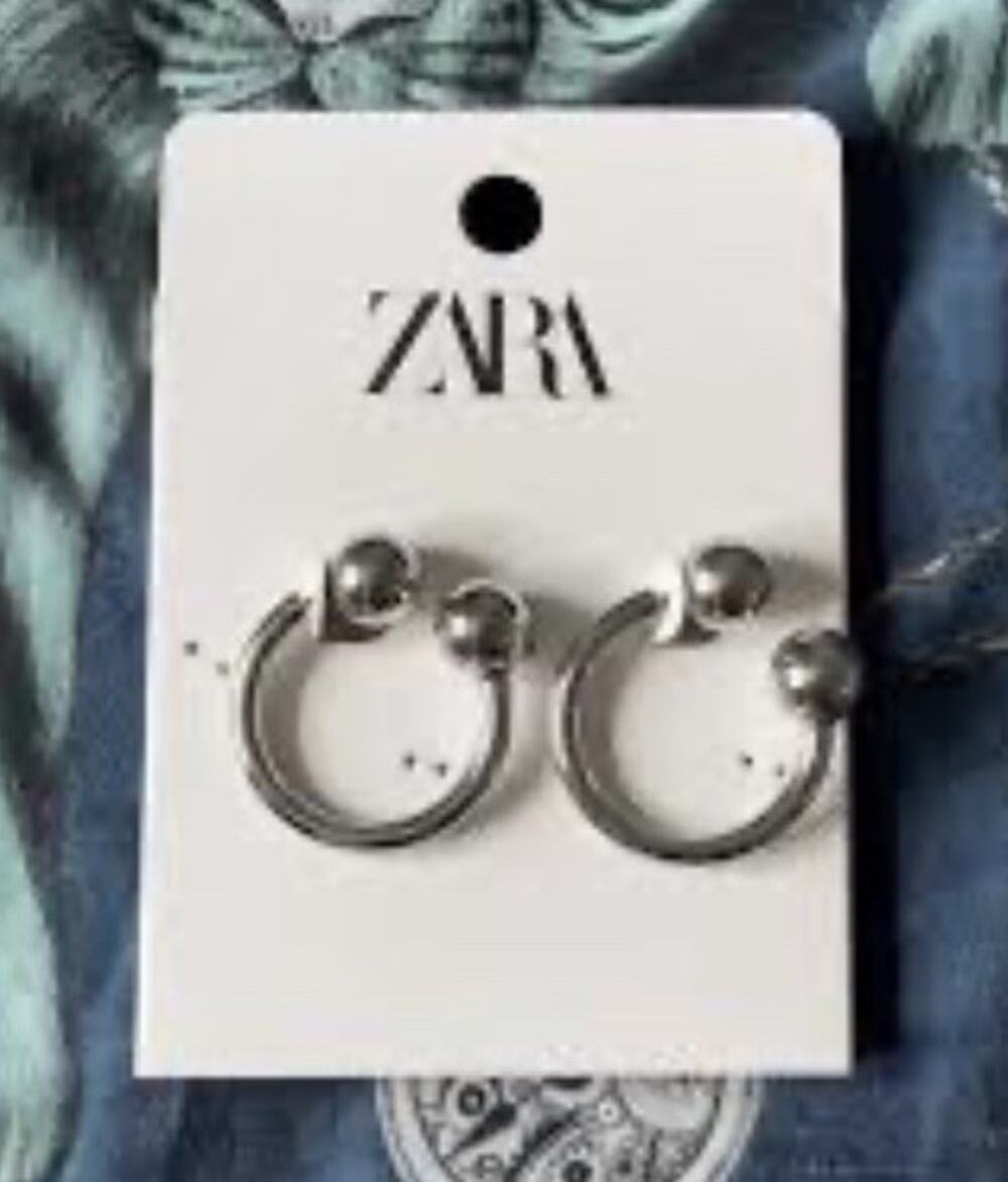 zara earrings for women Rocker Hoops Faux Body Pierce Look